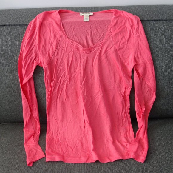 Diesel Pink 100% Lycocell Long Sleeve T-Shirt Size S - Picture 1 of 11